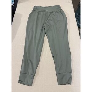 Gap Fit Eclipse Pants Green S Small Womens Athletic Joggers Comfy Athleisure